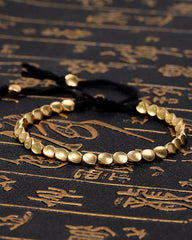Buddha Stones Tibetan Copper Beads Healing Luck Bracelet