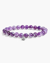 Ice-Patterned Amethyst Bracelet