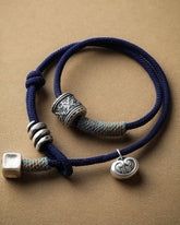 ॐ मणि पद्मे हूं Woven Bracelet(Peace/Good Fortune)