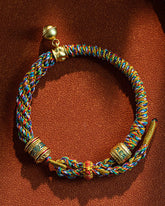 ༀམཎིཔདྨེཧཱུྃ Om Mani Padme Hum Hand-Woven Bracelet