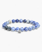 Blue Speckled Crystal Bracelet - Stupa Crystal