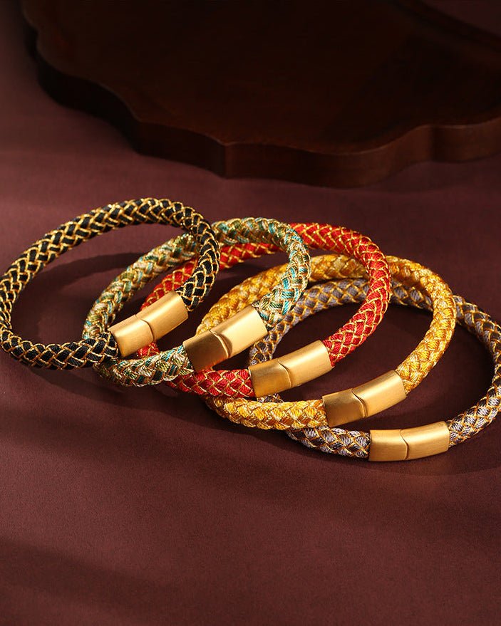 Five Elements Dragon Scale Bracelet - Stupa Crystal