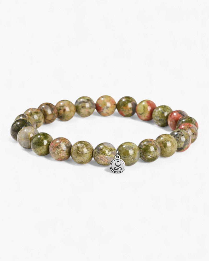 Floral Stone Bracelet - Stupa Crystal