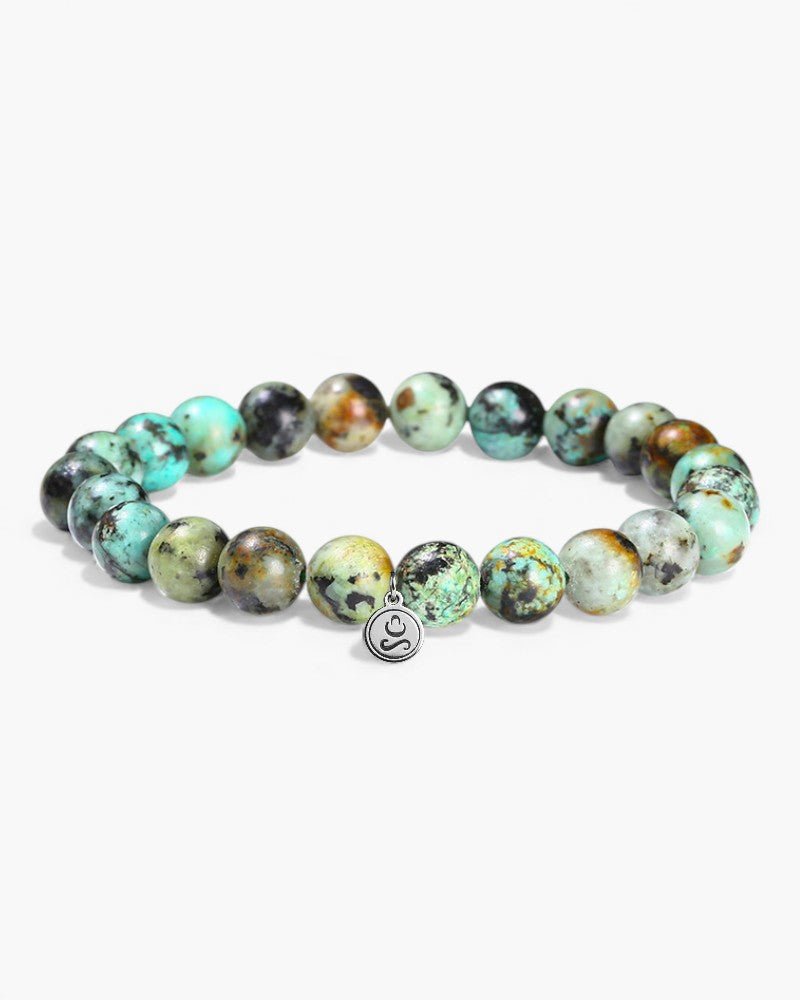 Floral Turquoise Bracelet - Stupa Crystal