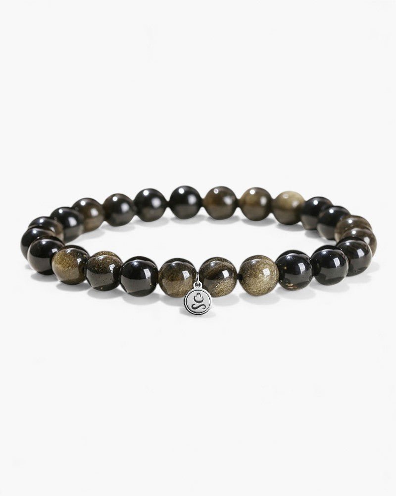 Golden Obsidian Bracelet - Stupa Crystal