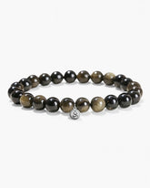 Golden Obsidian Bracelet - Stupa Crystal