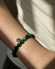 Green Tiger Eye Bracelet - Stupa Crystal