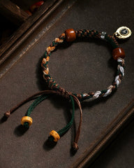 Guardian Camel Bone Bracelet - Stupa Crystal