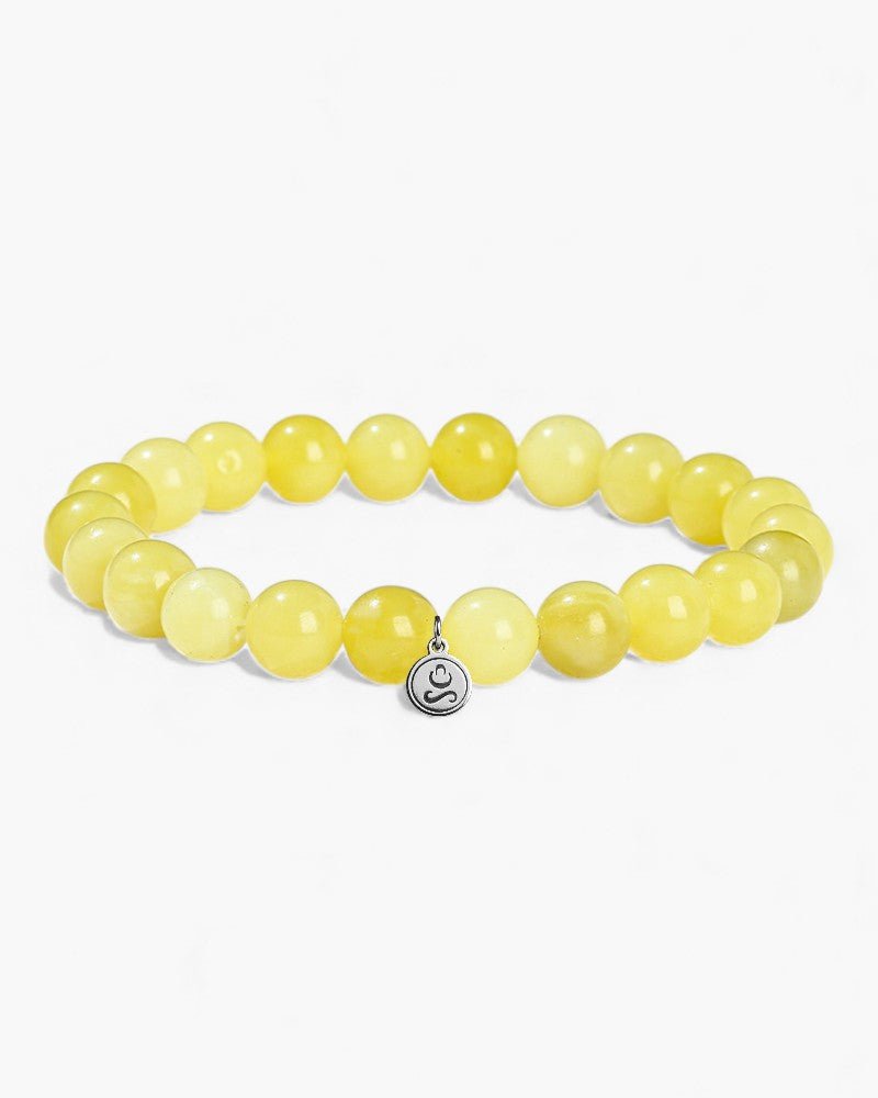 Lemon Jade Bracelet - Stupa Crystal