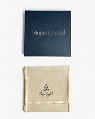 Purple Crystal Necklace - Stupa Crystal