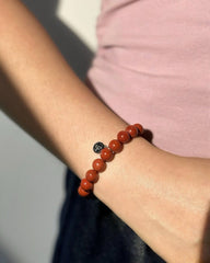 Red Agate Bracelet - Stupa Crystal