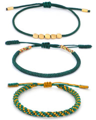 Vital Harmony Woven Bracelet - Stupa Crystal