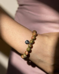 Floral Stone Bracelet