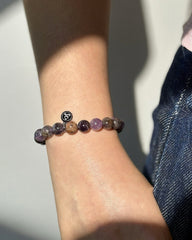 Purple Phantom Crystal Bracelet