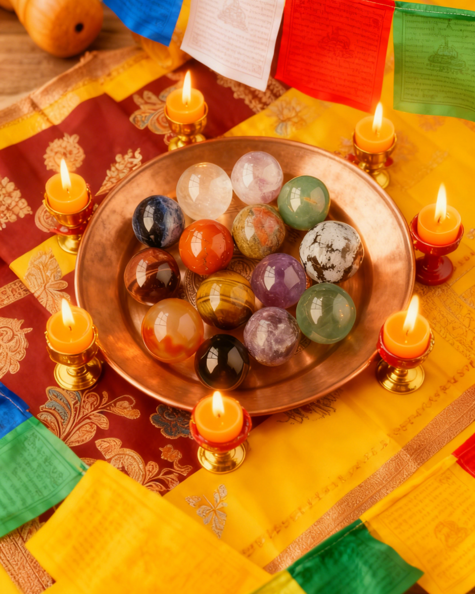 Amethyst Spheres - Stupa Crystal