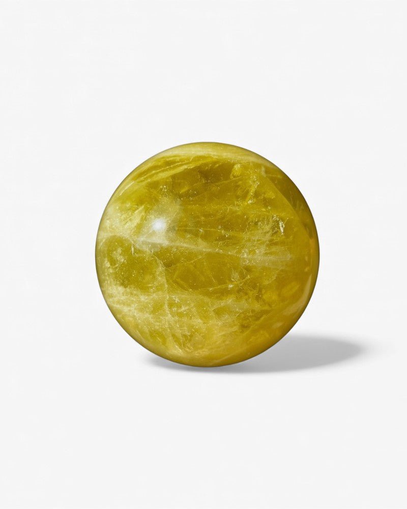 Citrine Sphere - Stupa Crystal