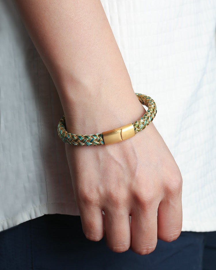 Five Elements Dragon Scale Bracelet - Stupa Crystal