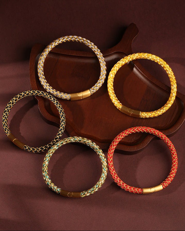 Five Elements Dragon Scale Bracelet - Stupa Crystal