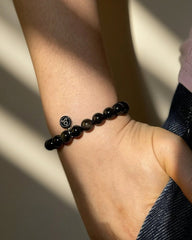 Golden Obsidian Bracelet - Stupa Crystal