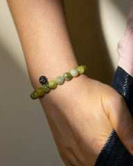 Green Jade Bracelet - Stupa Crystal