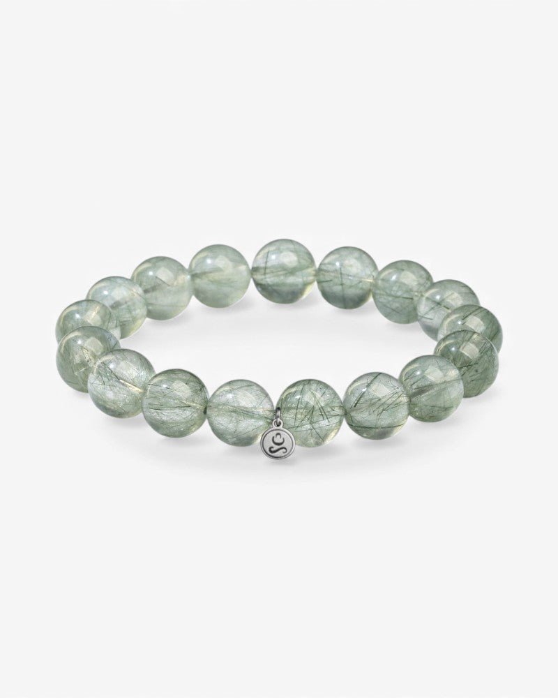 Green Phantom Quartz Bracelet - Stupa Crystal