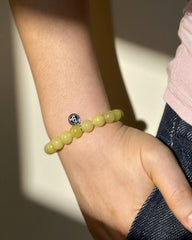 Lemon Jade Bracelet - Stupa Crystal