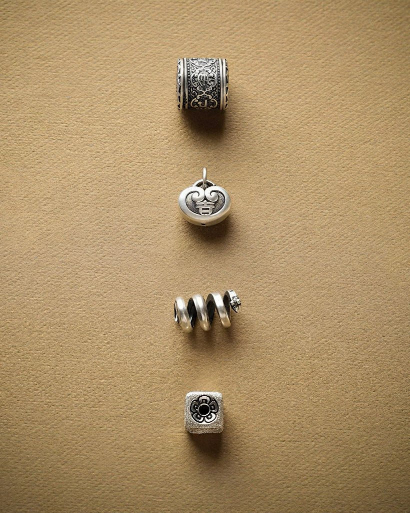 ॐ मणि पद्मे हूं Woven Bracelet（Peace/Good Fortune） - Stupa Crystal