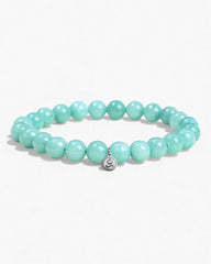 Peppermint Chalcedony Bracelet - Stupa Crystal