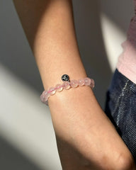 Pink Crystal Bracelet - Stupa Crystal