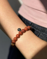 Red Jasper Bracelet - Stupa Crystal