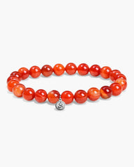 Striped Red Agate Bracelet - Stupa Crystal