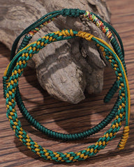 Vital Harmony Woven Bracelet - Stupa Crystal