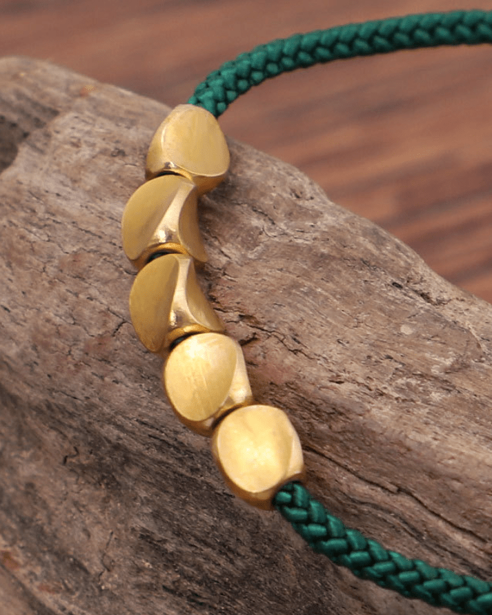 Vital Harmony Woven Bracelet - Stupa Crystal