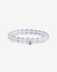 White Agate Bracelet - Stupa Crystal