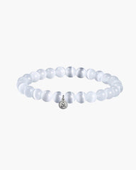 White Tiger's Eye Bracelet - Stupa Crystal