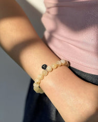 Yellow Crystal Bracelet - Stupa Crystal